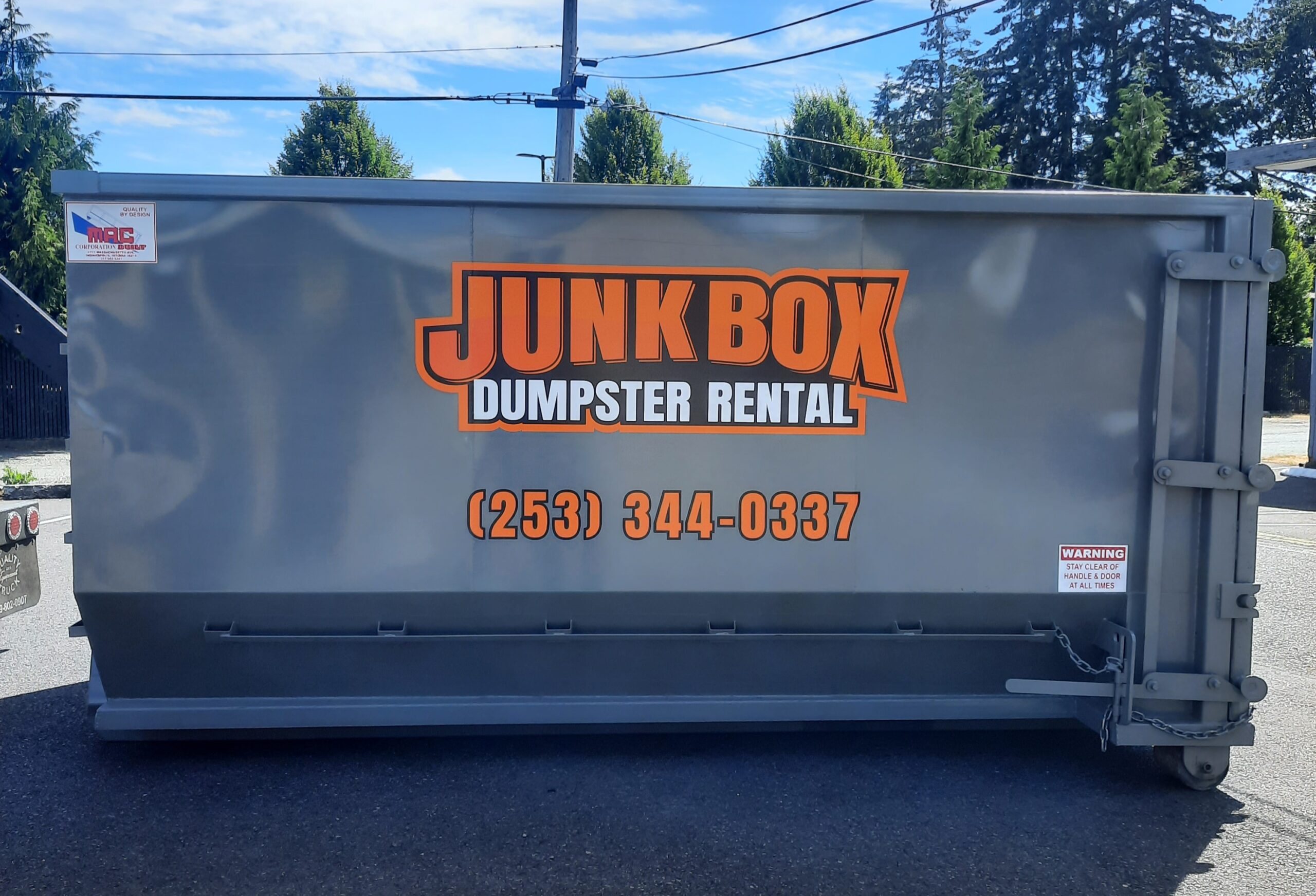 22 yard dumpster